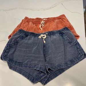 Bundle of 2 Rip Curl shorts. Like new. Large.